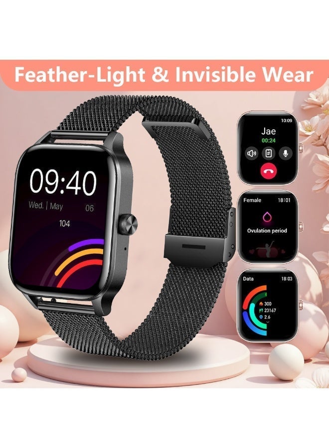 TDZDDYS Ultra-Light Smart Watch, Bluetooth Calling Fitness Tracker, 1.83" HD Display Waterproof Sports Watch for Men Women, Compatible with Android iOS - Image 2